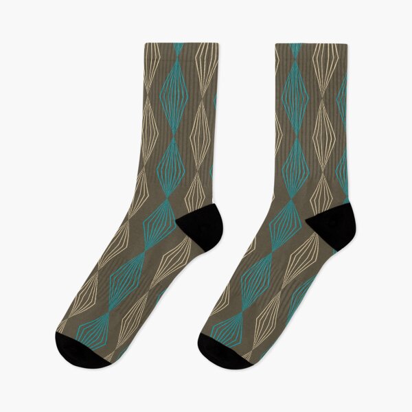 Item preview, Demantur, Retro Diamond Geometric Patterns - Mid Mod designed and sold by BesanoStyle.