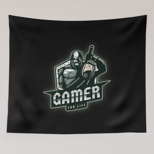 Item preview, Gamer for Life with Warrior Demigod designed and sold by PRIVARSHU.