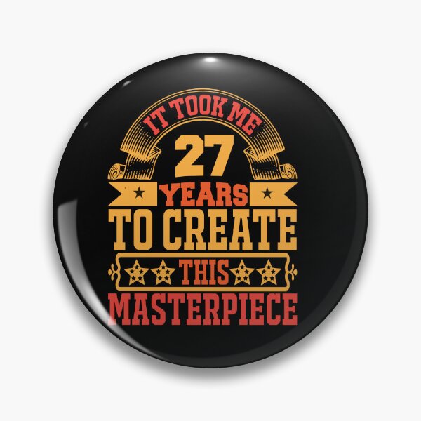 Item preview, Happy 27th birthday designed and sold by Designhub14.