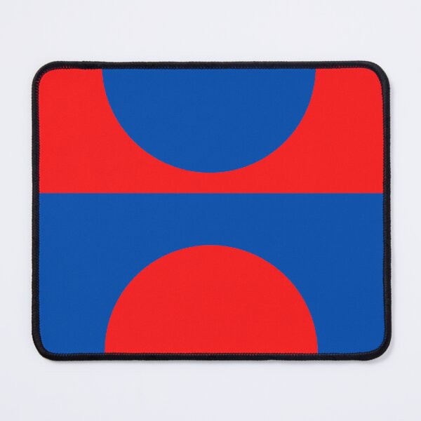 Item preview, Red and Blue Geometric art designed and sold by THEDESIGNERTTY.