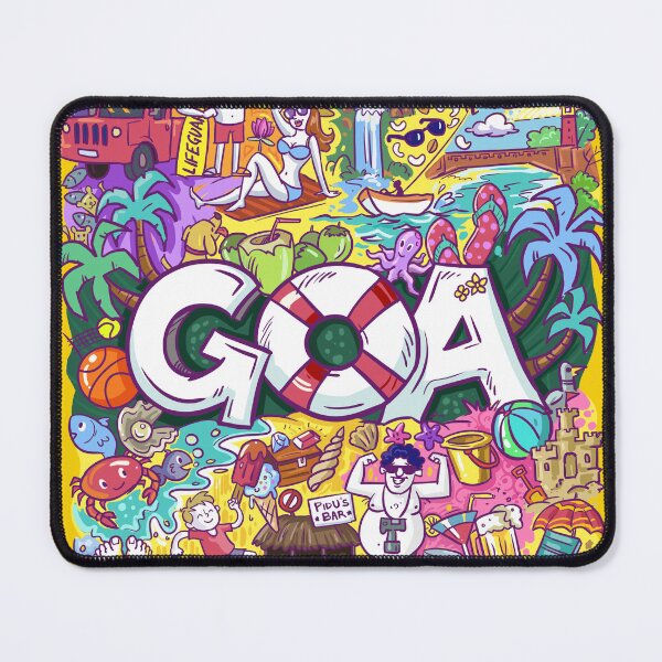 Item preview, Goa Doodle mashup 2 designed and sold by TOOTIFROOTI merch.