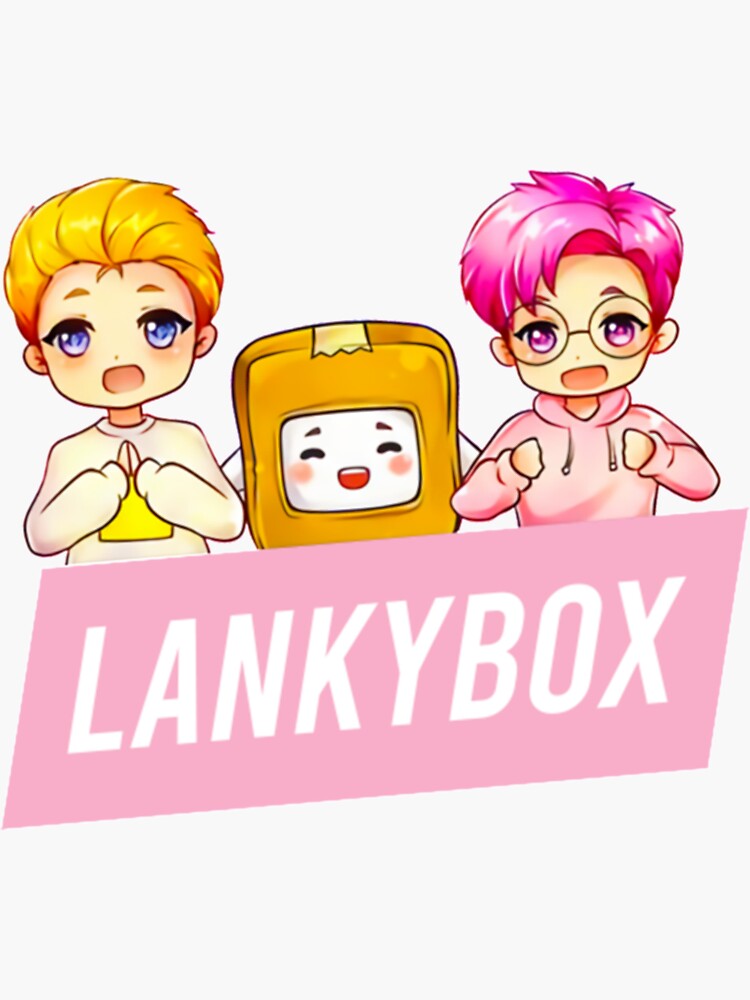 Lankybox Sticker By Trendydesignc Redbubble