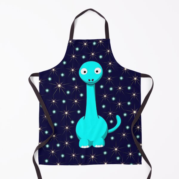 Item preview, Cute brontosaurus in the bright night designed and sold by SankiWorld.