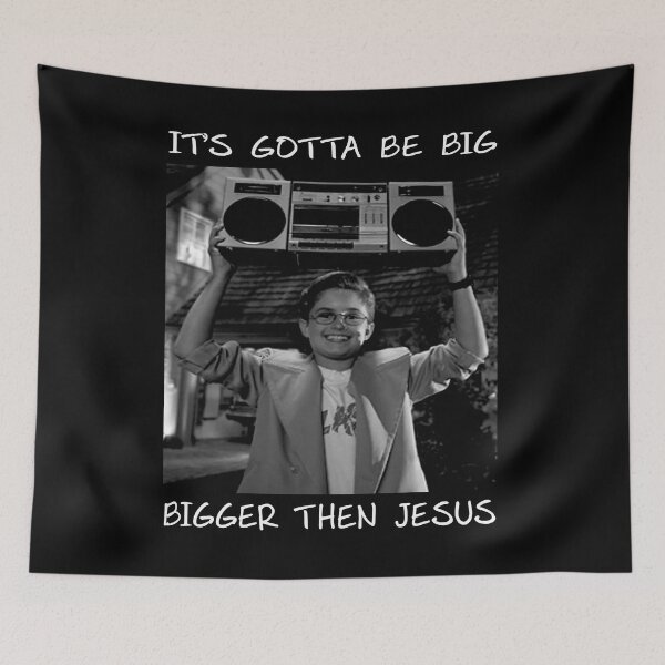 Item preview, It's gotta be big bigger then jesus poster retro designed and sold by MaryMill010.