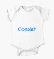 COEXIST azure One Piece - Short Sleeve