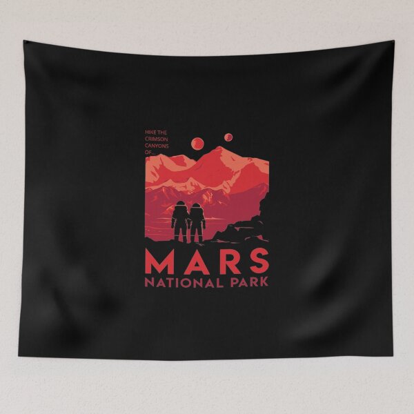 Item preview, Hike the crimson canyons of Mars National Park  designed and sold by LUX2Boutique ★★★★★.
