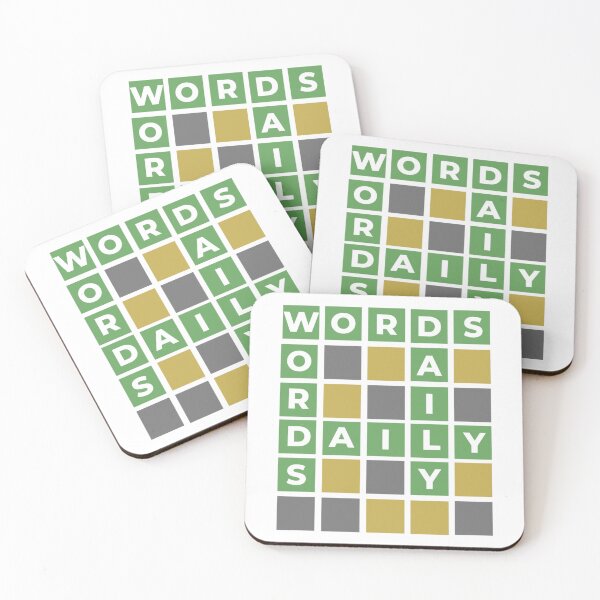 Item preview, Wordle-inspired word puzzle designed and sold by Culture2Design.