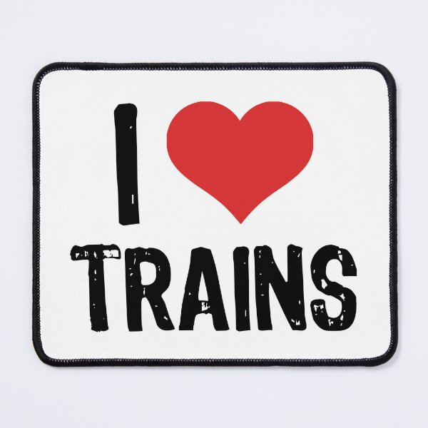 Item preview, I Love Trains designed and sold by The "I Love Everything" Shop.