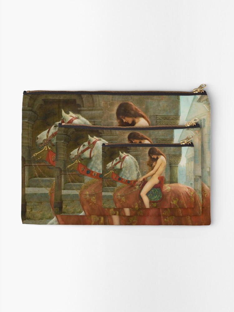 Lady's Tricolor Grain Printed French Purse