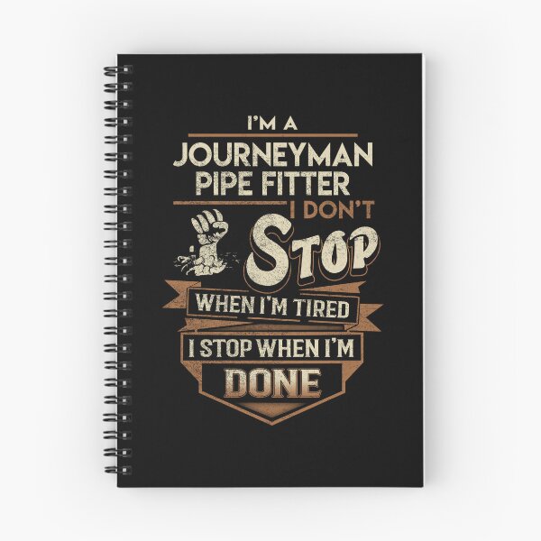 Item preview, Journeyman Pipe Fitter T Shirt - I Stop When Done Job Gift Item Tee designed and sold by paneczkopat.