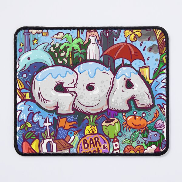 Item preview, Goa Doodle Mashup 3 designed and sold by TOOTIFROOTI merch.