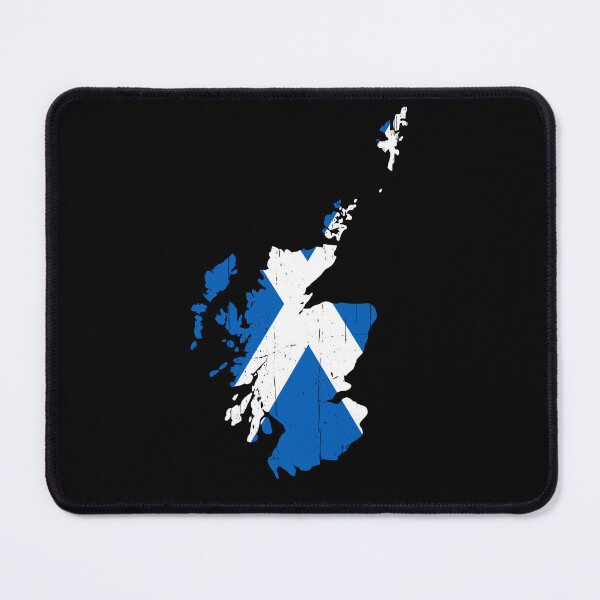 Item preview, Map of Scotland with Scottish Flag designed and sold by Happy Puppy Print On Demand.