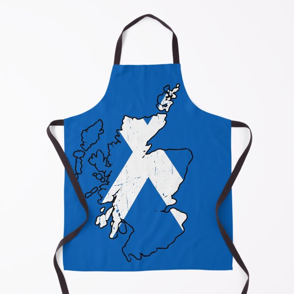 Item preview, Map of Scotland with Scottish Flag designed and sold by Happy Puppy Print On Demand.