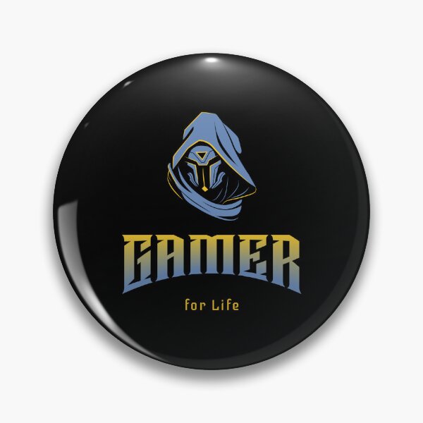 Item preview, Gamer for Life with Hooded Robot Warrior designed and sold by PRIVARSHU.