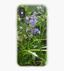 Bluebells and wild garlic iPhone Case