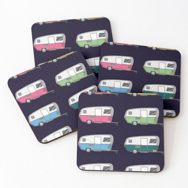 Item preview, Colourful Vintage Eriba Puck Caravan Daisy designed and sold by OnTheTrend.