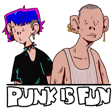Artwork thumbnail, Punk is Fun by Childish by Design