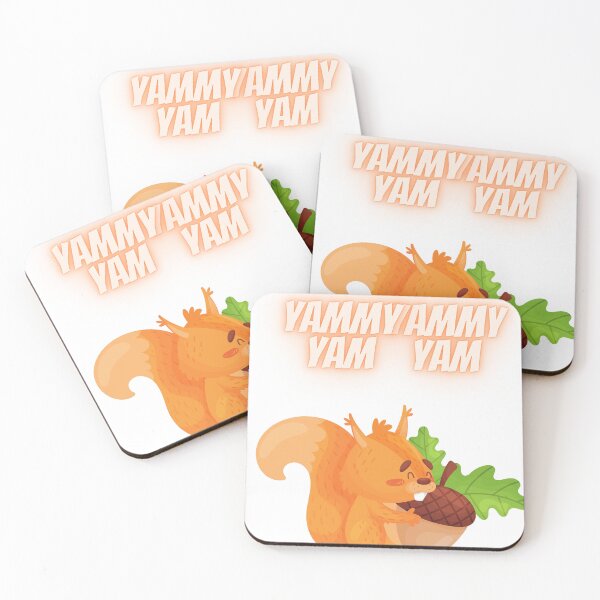 Item preview, Squirrel Yammy Yammy Yam designed and sold by alexadybanu.