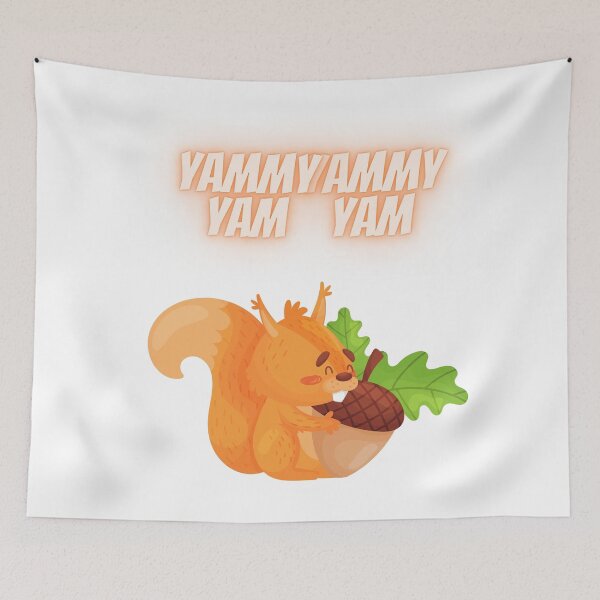 Item preview, Squirrel Yammy Yammy Yam designed and sold by alexadybanu.
