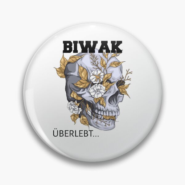 Item preview, Survived skull with flowers bivouac designed and sold by JanooFactory.