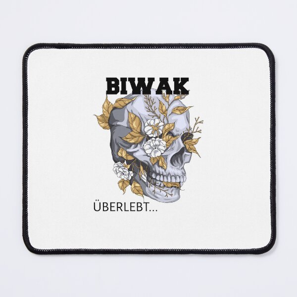 Item preview, Survived skull with flowers bivouac designed and sold by JanooFactory.