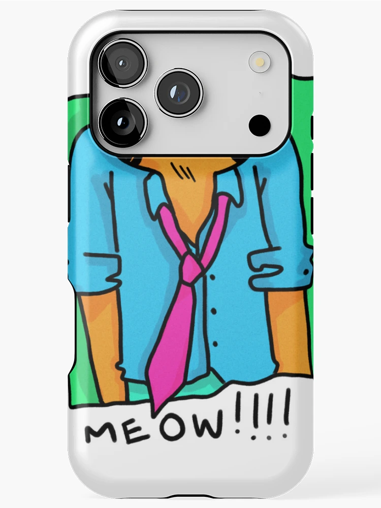 Thumbnail 1 of 4, iPhone Case, overworked cat designed and sold by Childish by Design.