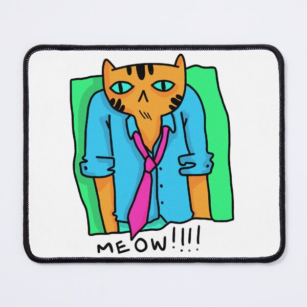 Item preview, overworked cat designed and sold by Childish by Design.