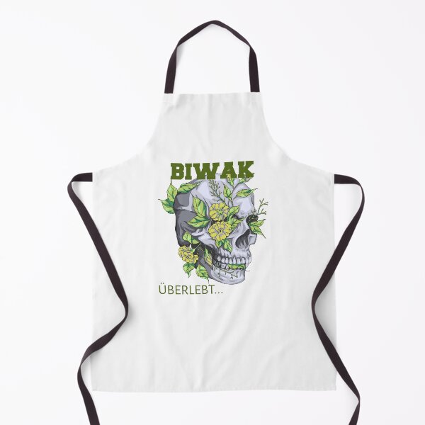 Item preview, Skull with flowers bivouac survives green designed and sold by JanooFactory.