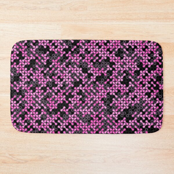 Item preview, Metaballs Pattern #3 • 50s Black Pink High Contrast Palette designed and sold by tessellnator.