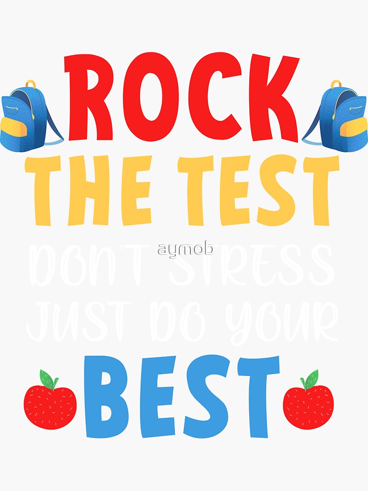Test Day Teacher - Rock The Test T-Shirt Exam Testing Gift Test Day Teacher - Rock The Test T-Shirt Exam Testing Gift