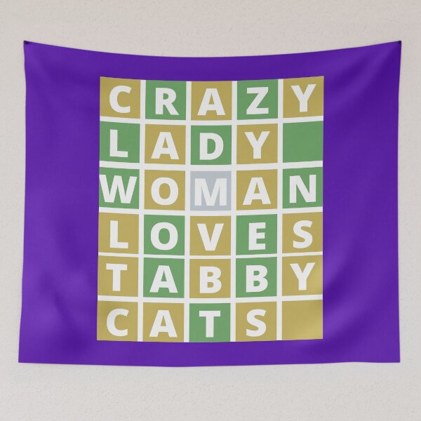 Item preview, Crazy cat lady loves tabby designed and sold by fil00.