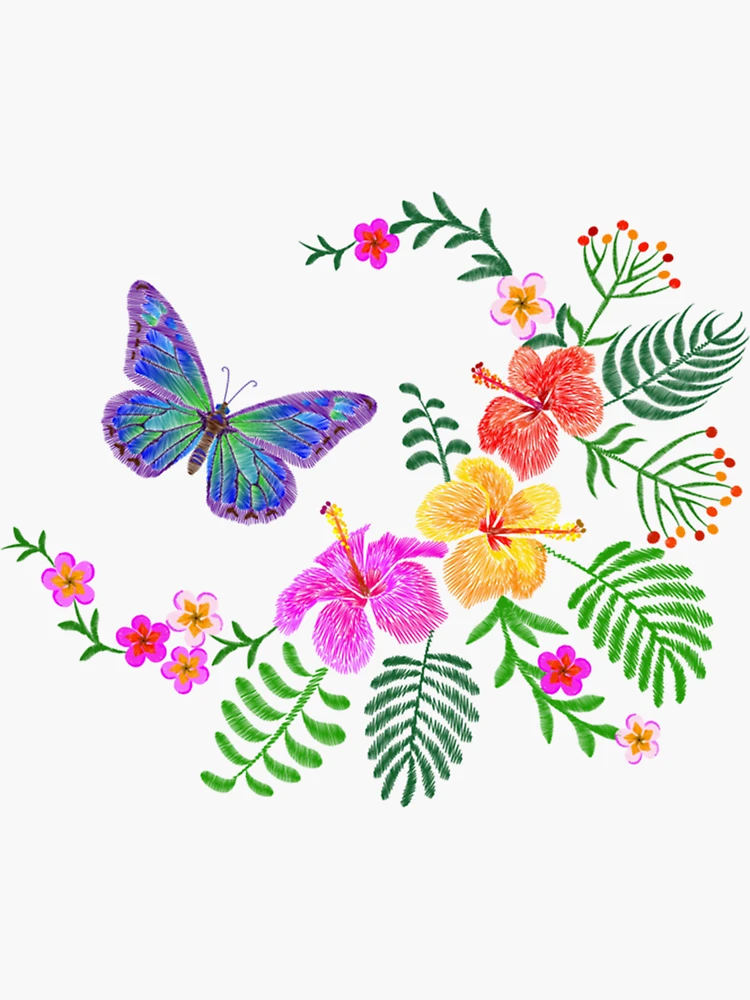 Disney Encanto Dolores Que Floral Butterflies' Sticker