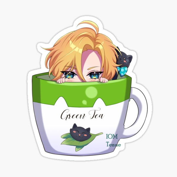 green tea satan Sticker