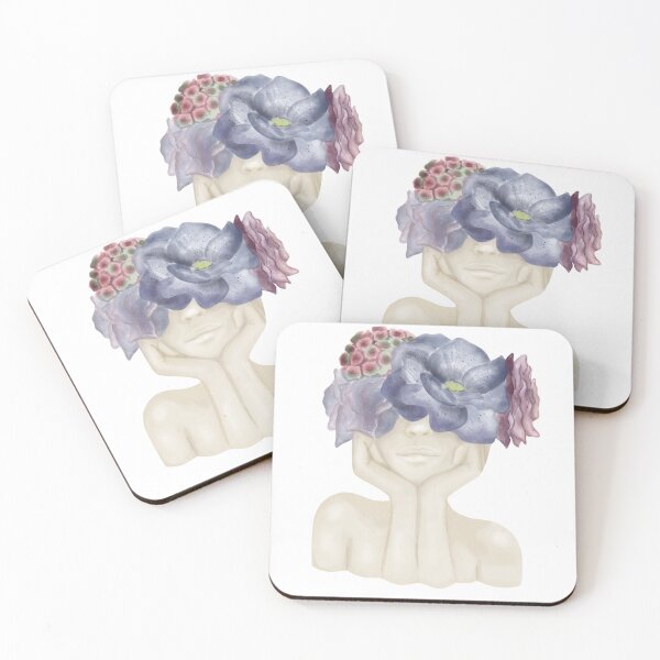 Item preview, Watercolor flower girl designed and sold by AnaRisyet.