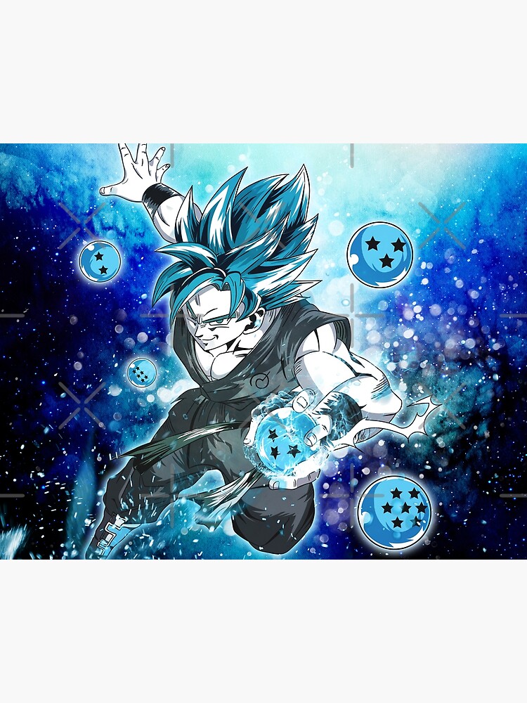 Kid Goku Super Saiyan Blue God Art Board Print for Sale by