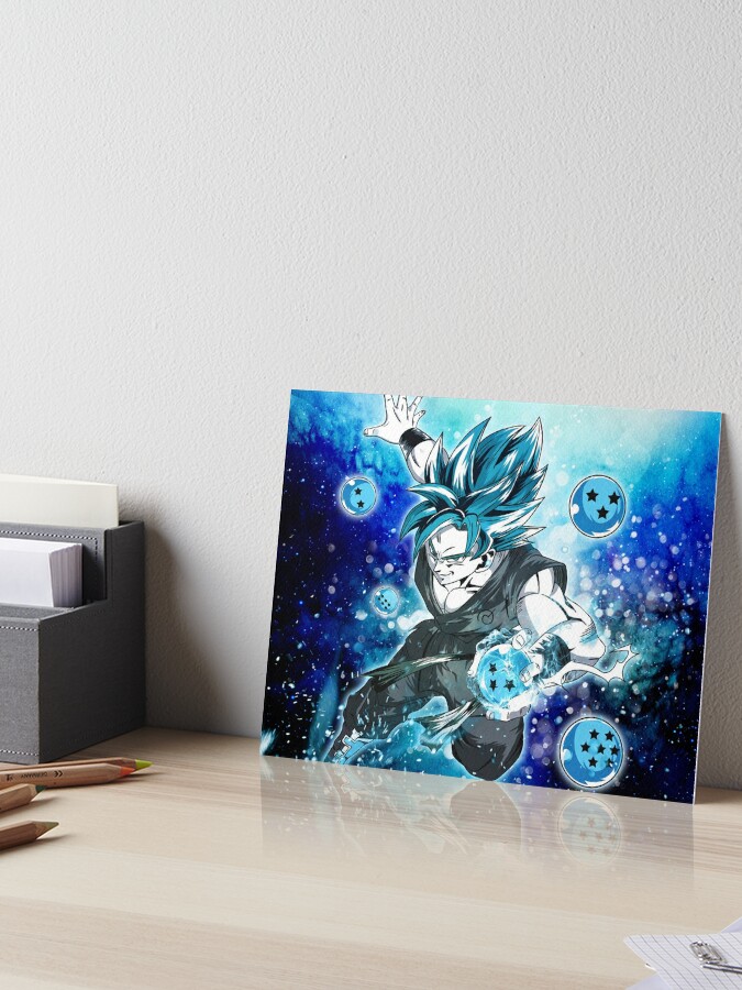 dragon ball super saiyan god goku t shirt Art Board Print for Sale by  DarkKiller