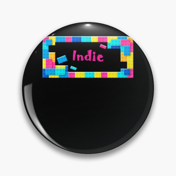 Item preview, Toy Brick Frame Design For Indie Sticker designed and sold by allysonhat.