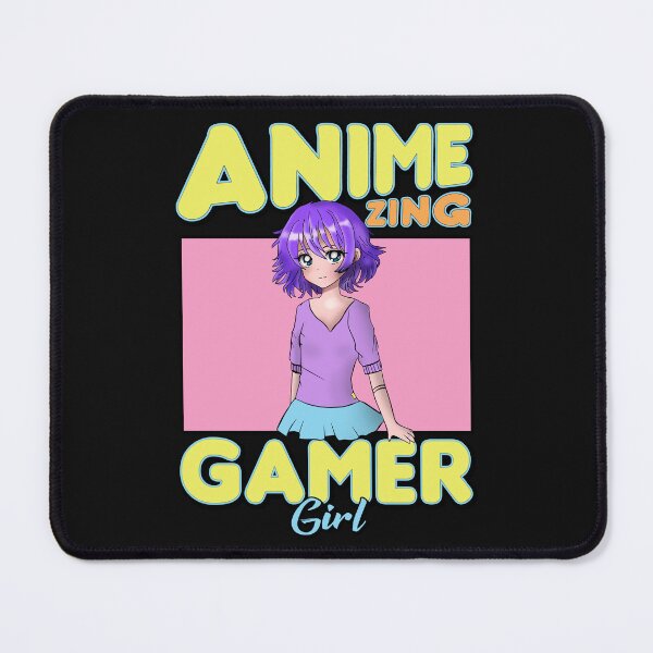 Item preview, AnimeZing gamer girl Aesthetic anime rainbow art designed and sold by Infdesigner.