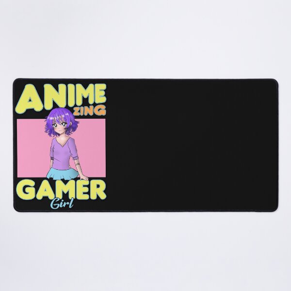 Item preview, AnimeZing gamer girl Aesthetic anime rainbow art designed and sold by Infdesigner.