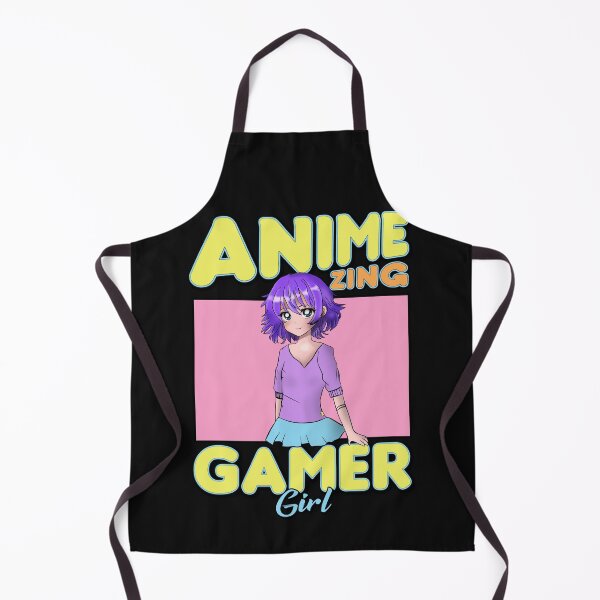 Item preview, AnimeZing gamer girl Aesthetic anime rainbow art designed and sold by Infdesigner.