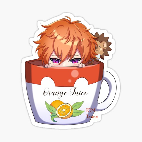 Beelzebub Orange Juice Sticker