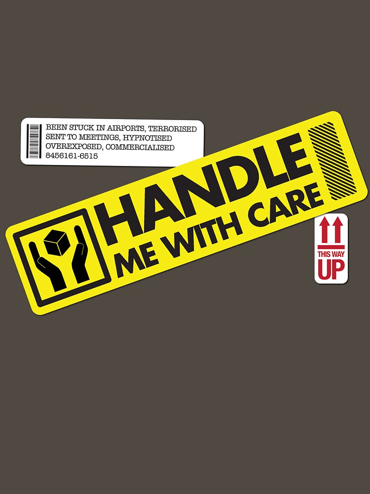 トップス HANDLE WITH CARE ALL OVER TEE (M) Women's Trademark Bar & Shield Bling V-Neck | Harley