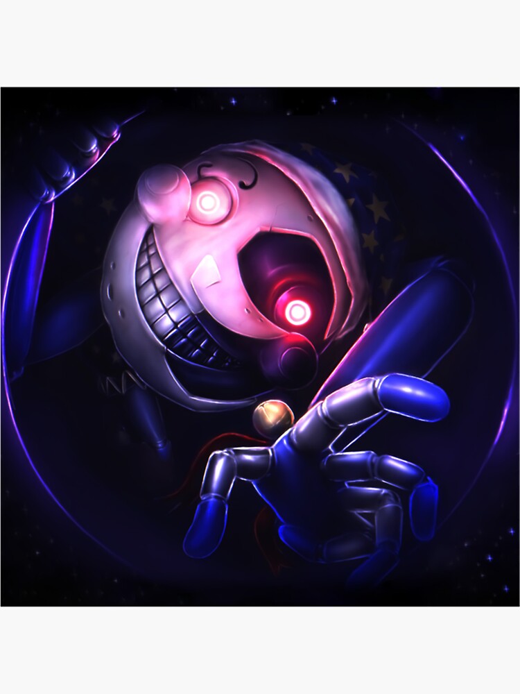 "Sun And Moon Fnaf Security Breach Moondrop " Sticker For Sale By ...