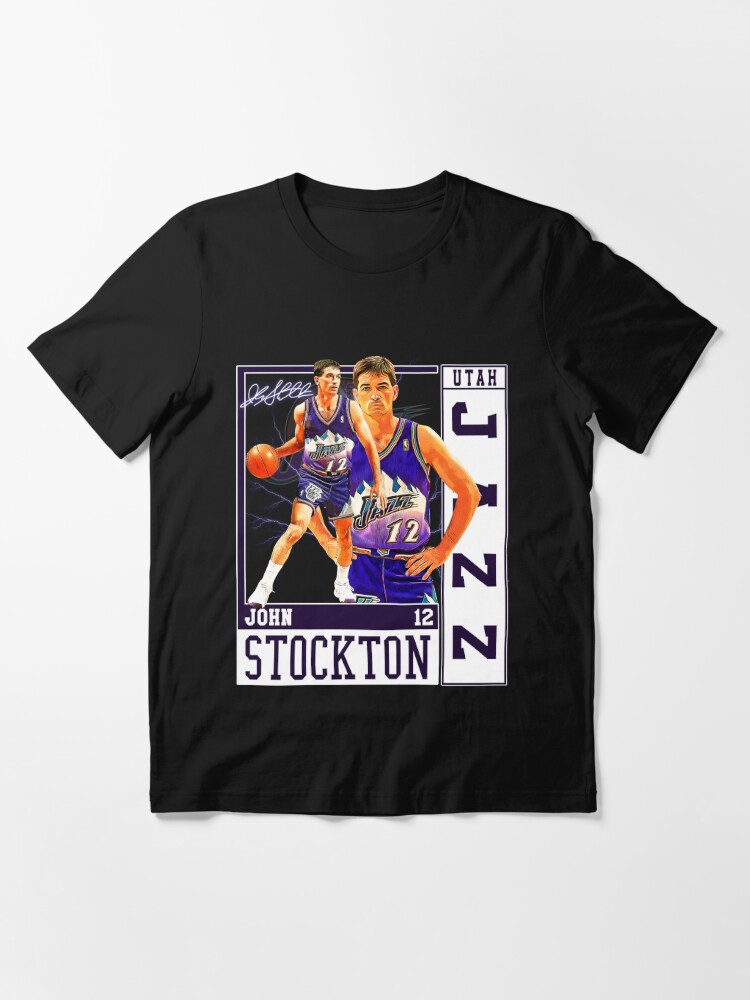 John Stockton Legend Basketball Signature Vintage Retro 80s 90s