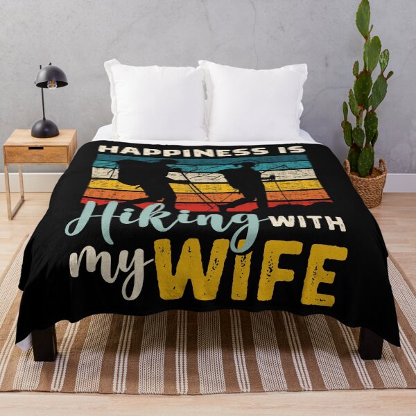 Item preview, Hiking Couple Vintage Retro Camping Outdoor Adventure designed and sold by retrodesigner14.