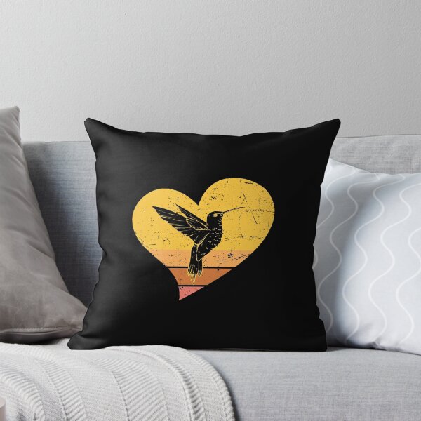 Item preview, Hummingbird Retro Vintage Heart Humminbird Bird Shirt designed and sold by 2blackcherries.