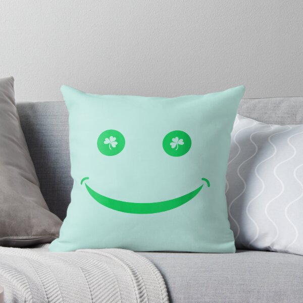 Item preview, Funny St. Patrick`s Day Green Face With Shamrock Eyes designed and sold by JARELYSHOP.
