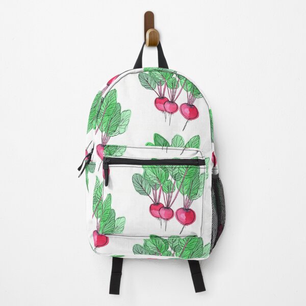 Item preview, Radishes illustration in ink and watercolour designed and sold by Paper Den.