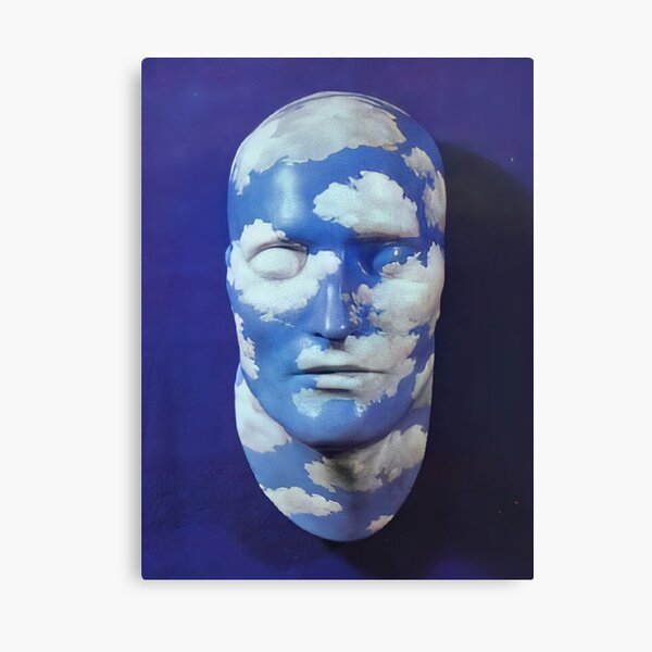 Rene Magritte - Painted Plaster Mask Canvas Print