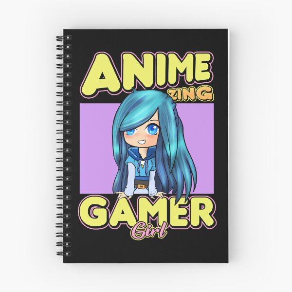 Item preview, AnimeZing gamer girl Aesthetic anime chibi itsfunneh rainbow art designed and sold by Infdesigner.